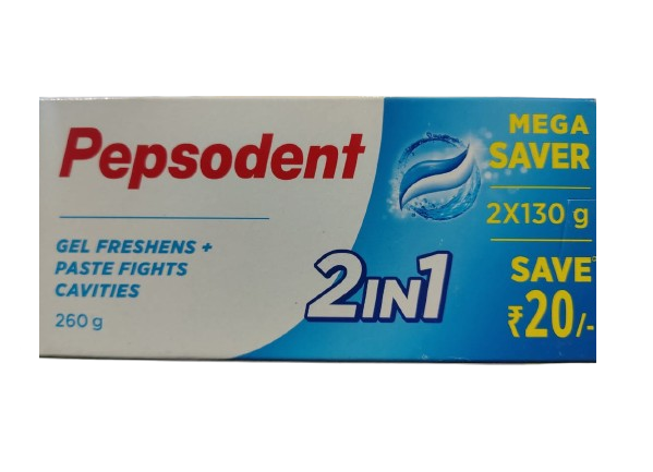 Pepsodent 2in 1 260g